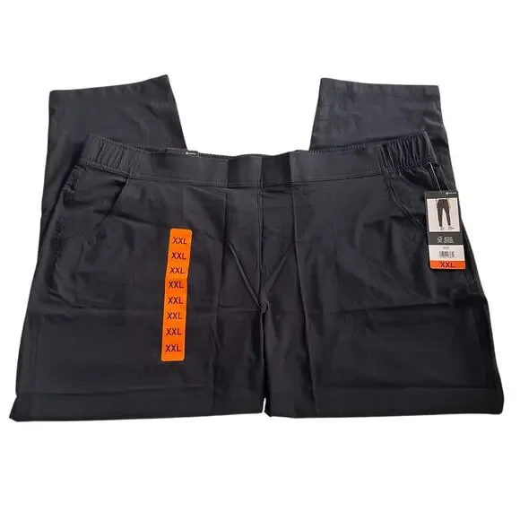 Eddie Baur Womens Black Traveler Ankle Pants UPF 50+ XXL - Picture 3 of 6